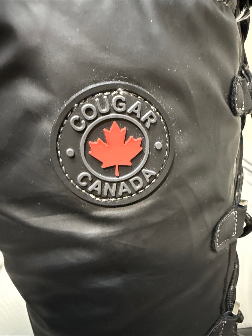 Cougar Canada Women’s Black Canuck 3 Lace Up Tall Winter Snow Boots - Sz 9, NWOB - Picture 11 of 13